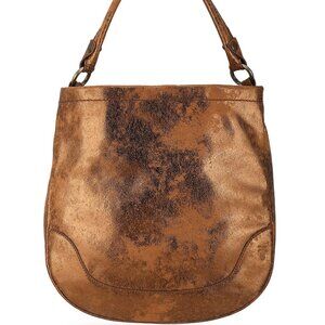 Frye $396 Melissa Metallic Leather Hobo Bag NWOT!